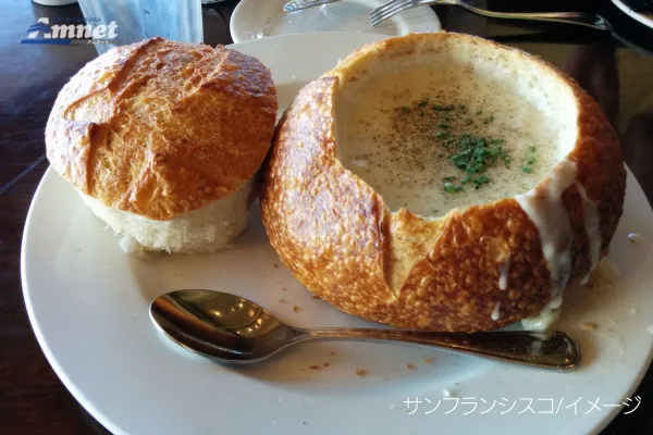 クラムチャウダー（サンフランシスコ）